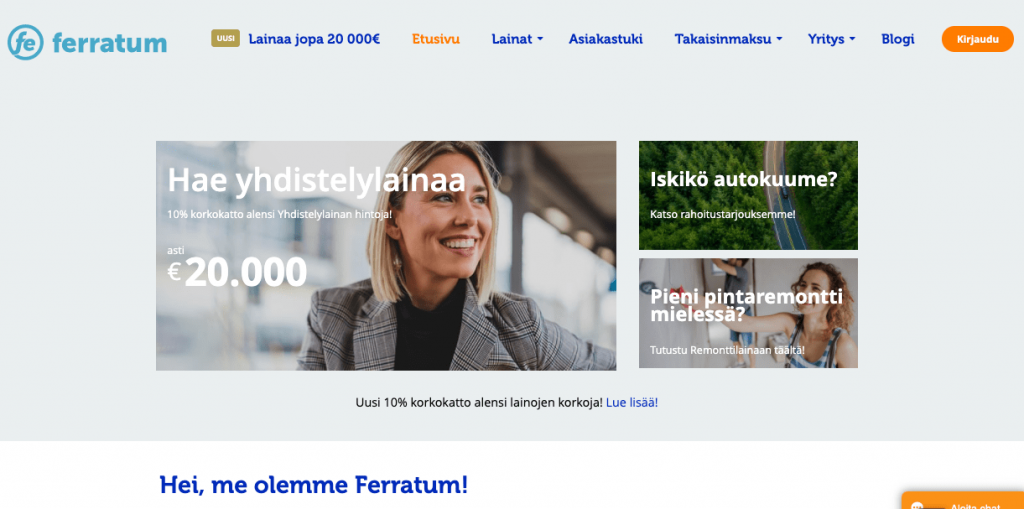 Ferratum on suosituin joustoluotto Suomessa - Kava.fi